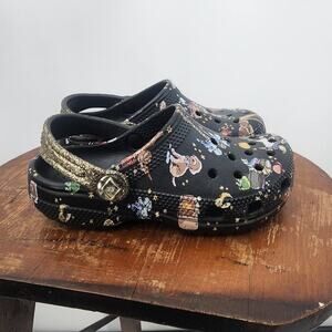 Girls Vera Bradley Harry Potter Crocs Slip On Size‎ 12 C Black